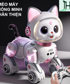 Chó robot điều khiển từ xa, Mèo Robot, đồ chơi robot thông minh cảm ứng tay có thể nhảy múa ca hát, Pin sạc trực tiếp.