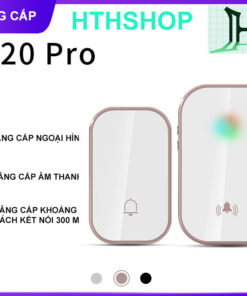 [SALE MẠNH] Chuông Cửa Không Dây Thông Minh Xuyên Tường Chống Nước Truyền Xa 300m Cực Nhạy